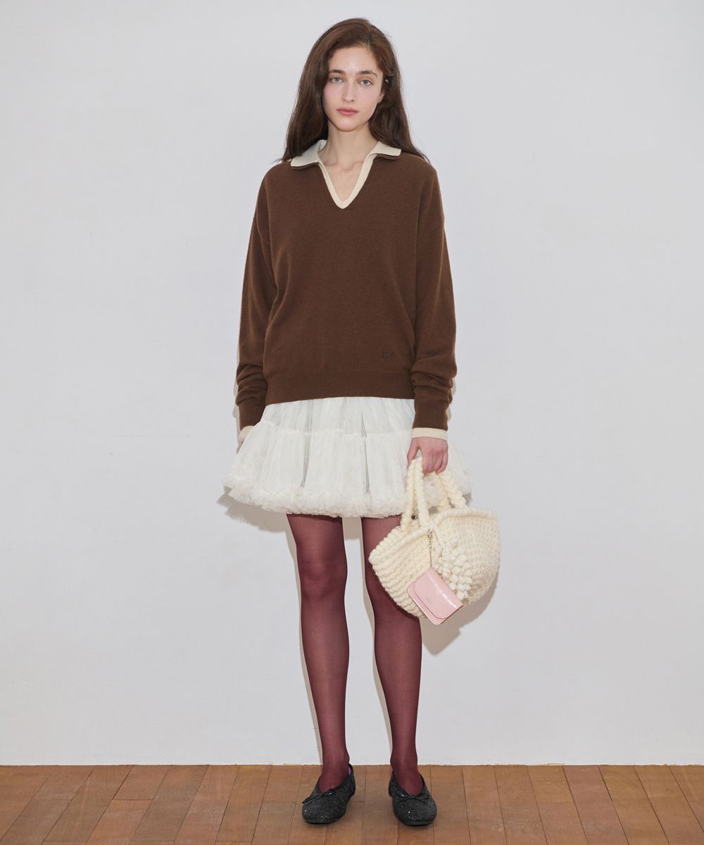 MUSINSA | SINOON [ILLIT MINJU wearing] Tute Skirt (Cream)