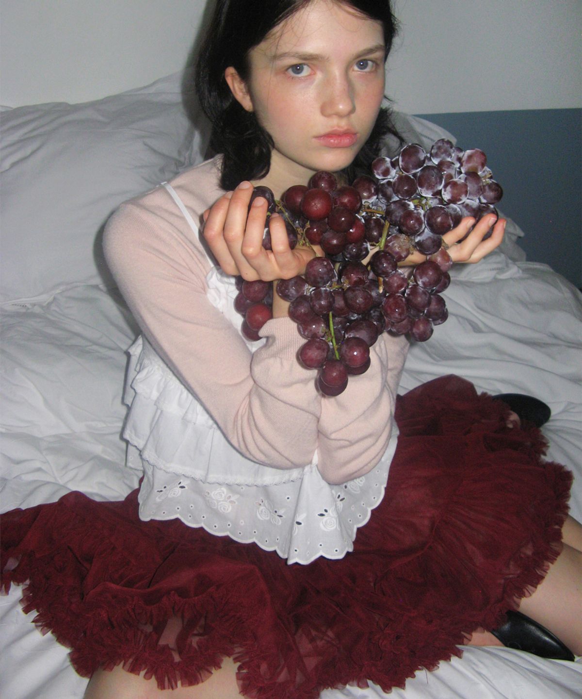 시눈(SINOON) Tute Skirt (Wine)