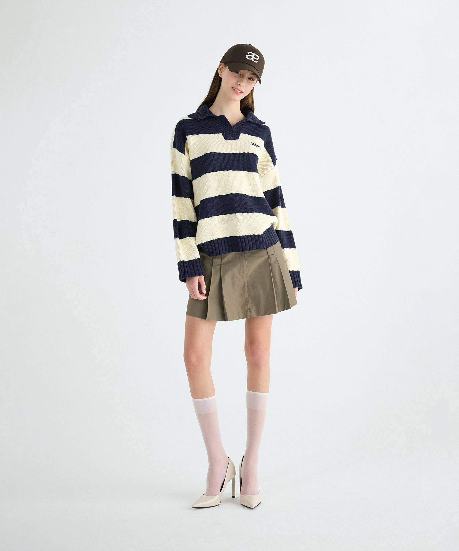 【VETEZE】24FW★ AubeA AA Ball Cap VETEZE AubeA BALL CAP (aespa Winter Wear) – SEOUL TERRACE