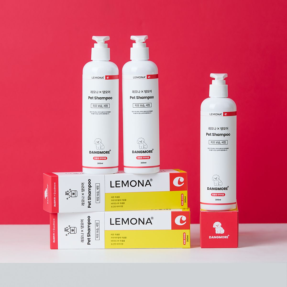 댕모어(DANGMORE) 레모나X댕모어 펫 샴푸 300ml