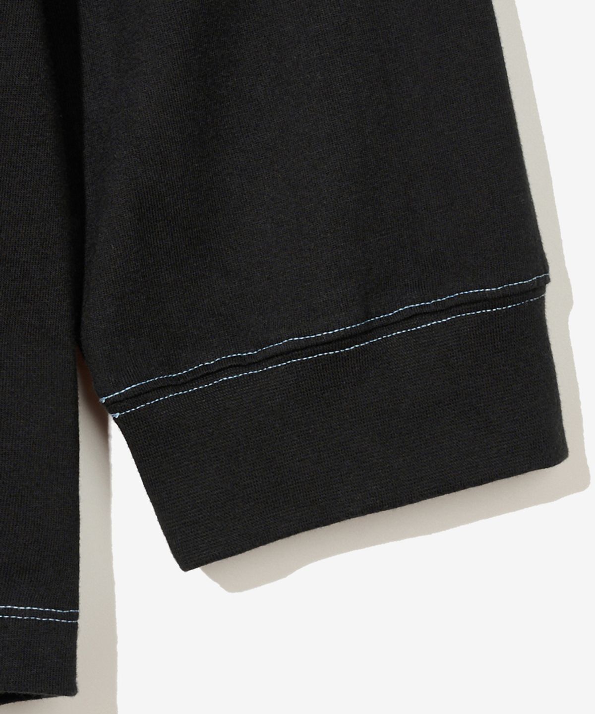 논타입(NONTYPE) NECK LOGO L/S T-SHIRTS (BLACK)