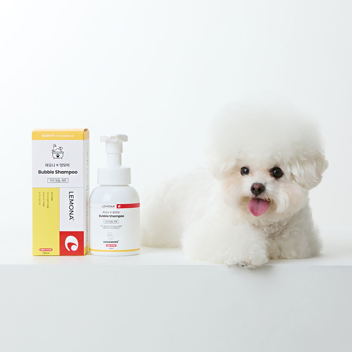 댕모어(DANGMORE) 레모나X댕모어 버블 샴푸 280ml