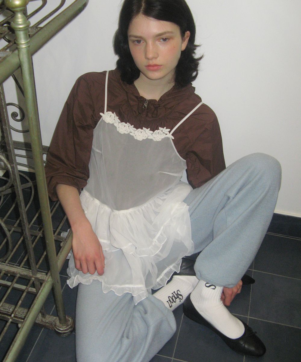 【Sinoon】 Rose Lace Sheer Dress /追跡付 sinoon】即日発送◎ Rose Lace Sheer Dress