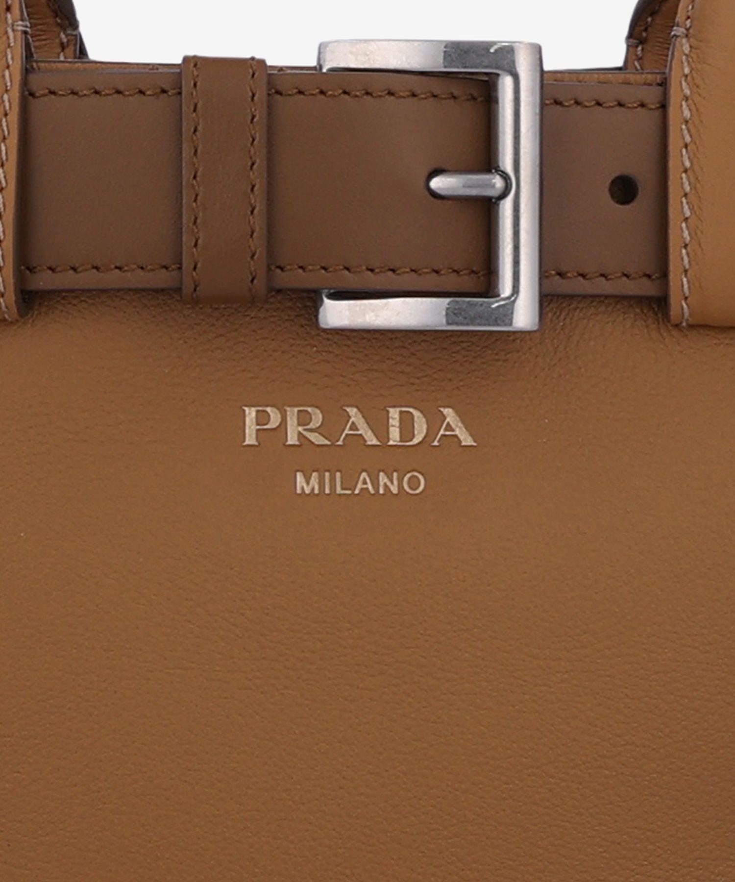 ★PRADA★ Belted Small Buckle Bag Caramel 1BA4342CY9F03BH 1B MUSINSA | PRADA Belted Small Buckle Bag - Caramel
