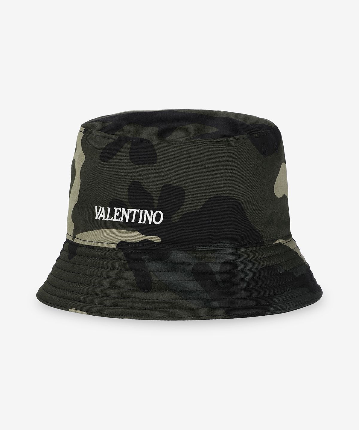 발렌티노(VALENTINO) 카모플라주 리버시블 버킷햇 - 카모플라주:블랙 / 5Y2HGA14SCLFEM