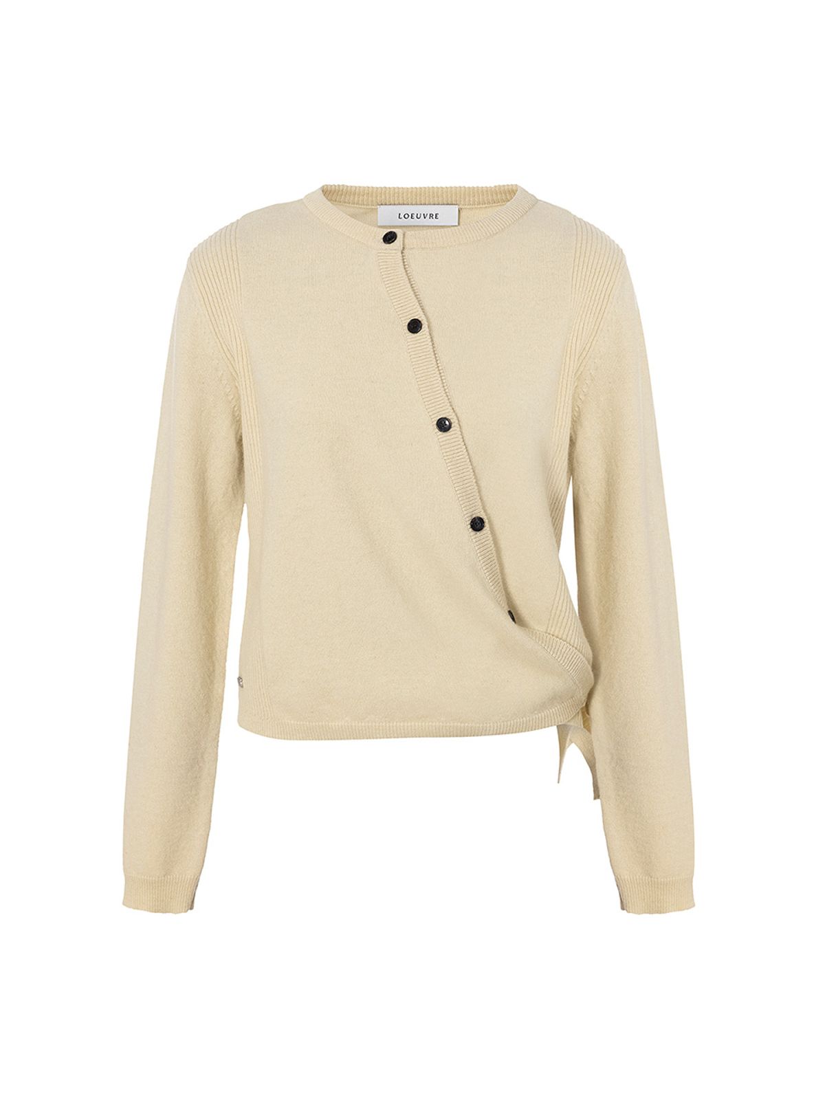 루에브르(LOEUVRE) Diagonal Tied Cardigan SK4AP845_4color