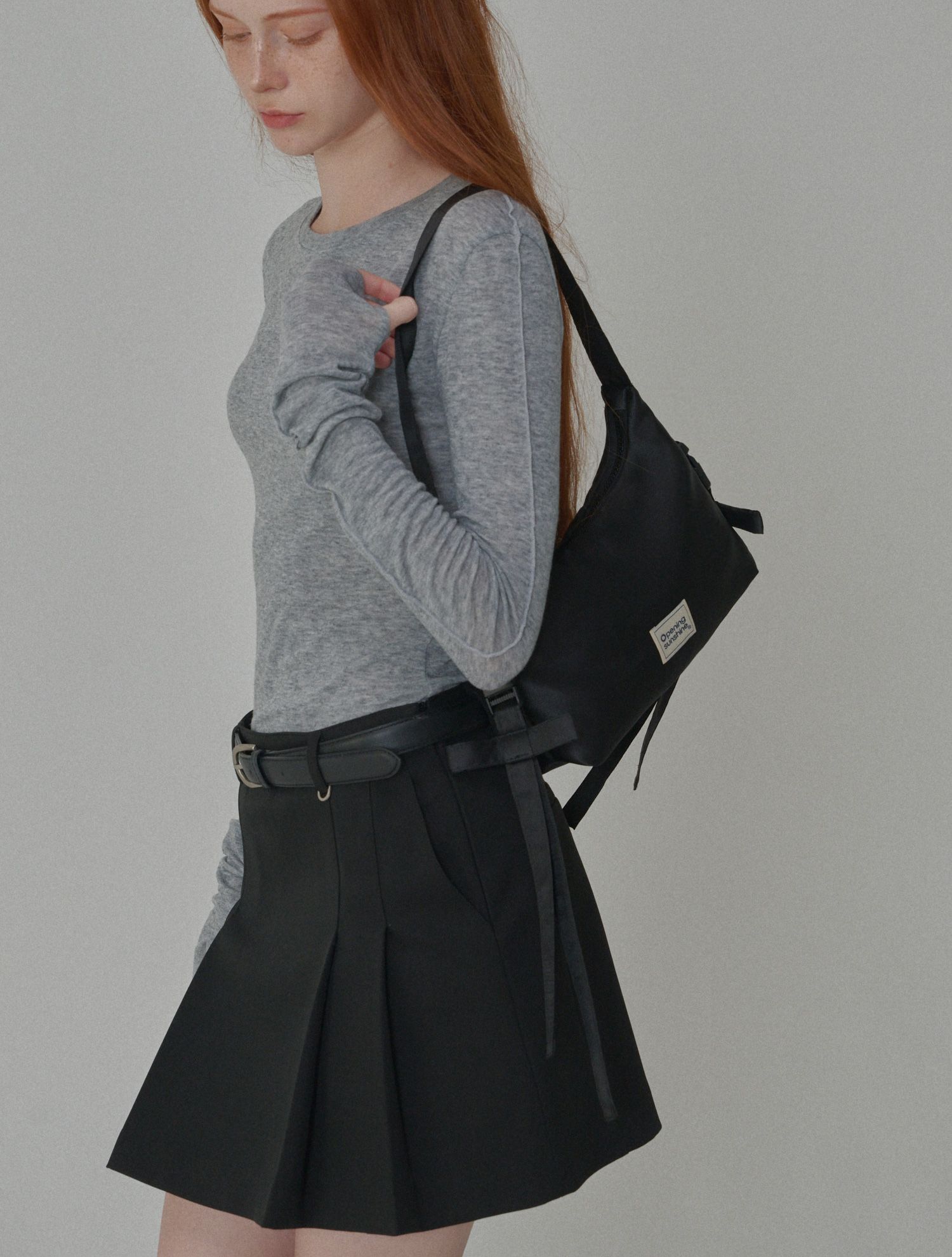 ショルダーバッグ・ポシェット OPENING SUNSHINE Side detail ribbon hobo bag red MUSINSA公式 | OPENING SUNSHINE Side Detail Ribbon Hobo Bag Red