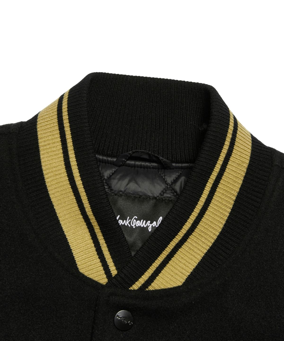 마크곤잘레스(MARK GONZALES) ANGEL VARSITY JACKET - BLACK
