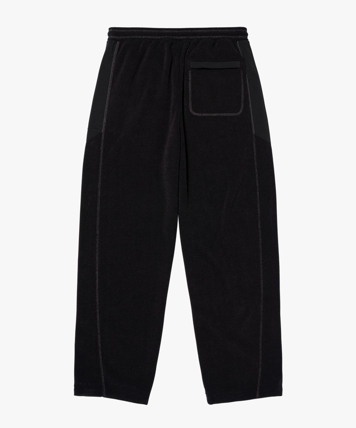 골스튜디오(GOALSTUDIO) WOVEN PATCH TERRY FLEECE JOGGER-BLACK