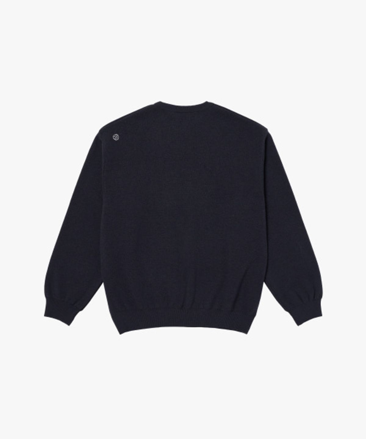 골스튜디오(GOALSTUDIO) BASIC EMBROIDERY SWEATER-DARK NAVY