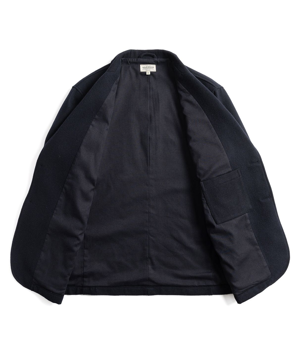 와일드 브릭스(WILD BRICKS) ANP WOOL LIBRARY BLAZER (navy)