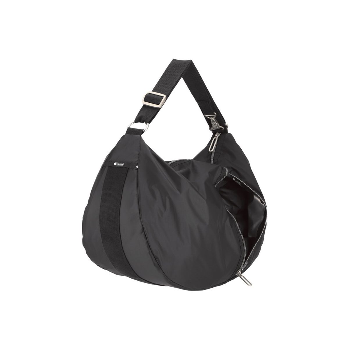 레스포색(LESPORTSAC) 트루 블랙 C 라지 슬링백 [1171.C363]
