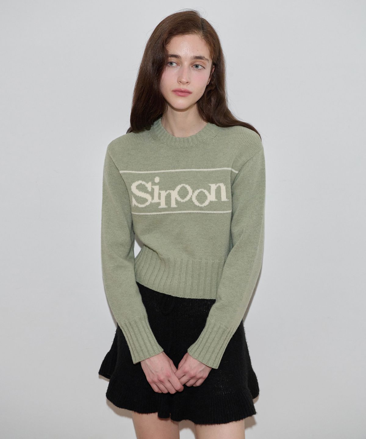 시눈(SINOON) Sinoon Pullover Knit (Olive Green)