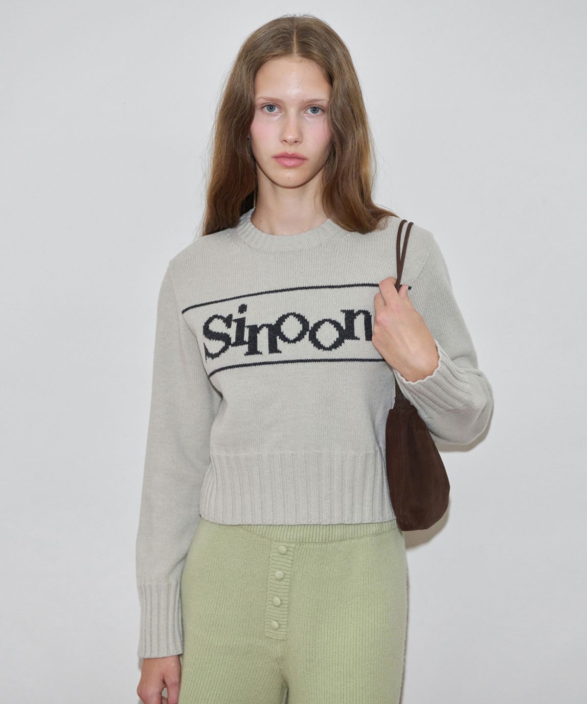 시눈(SINOON) Sinoon Pullover Knit (Light Grey)
