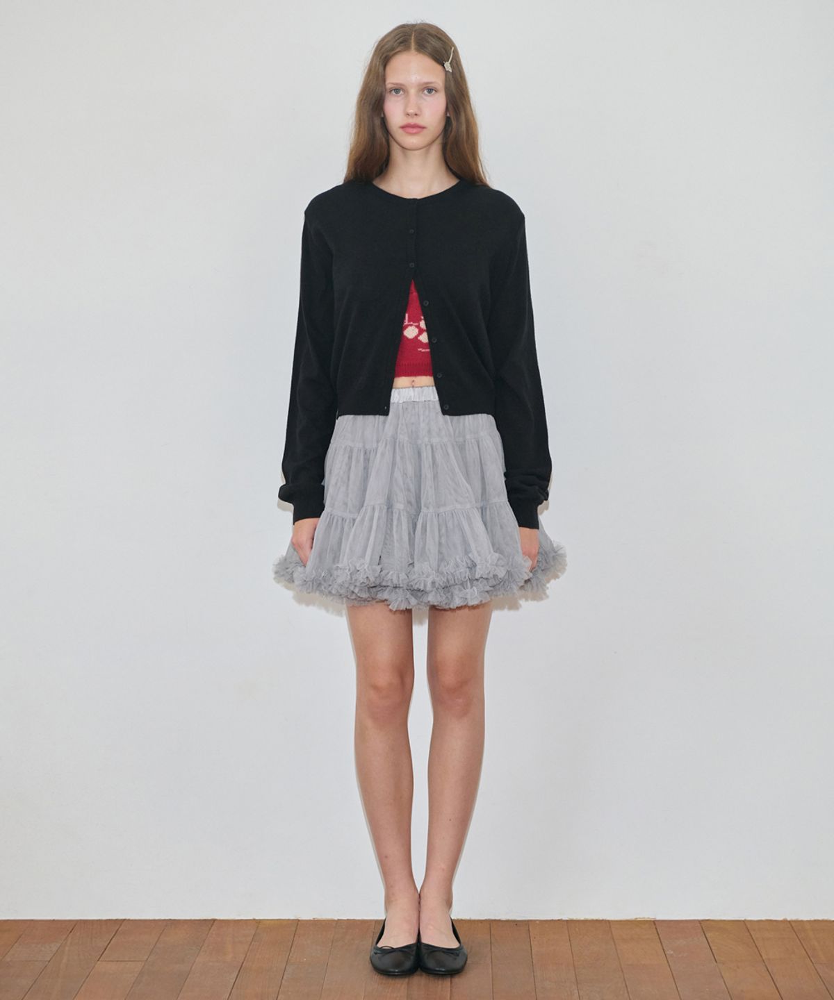 시눈(SINOON) Sinoon Logo Cardigan (Black)