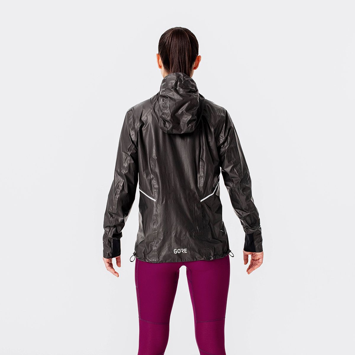 고어웨어(GOREWEAR) Gore-TEX SD 고어텍스 쉐이크드라이 트레일 후드 자켓 우먼 - 블랙 (여성용)