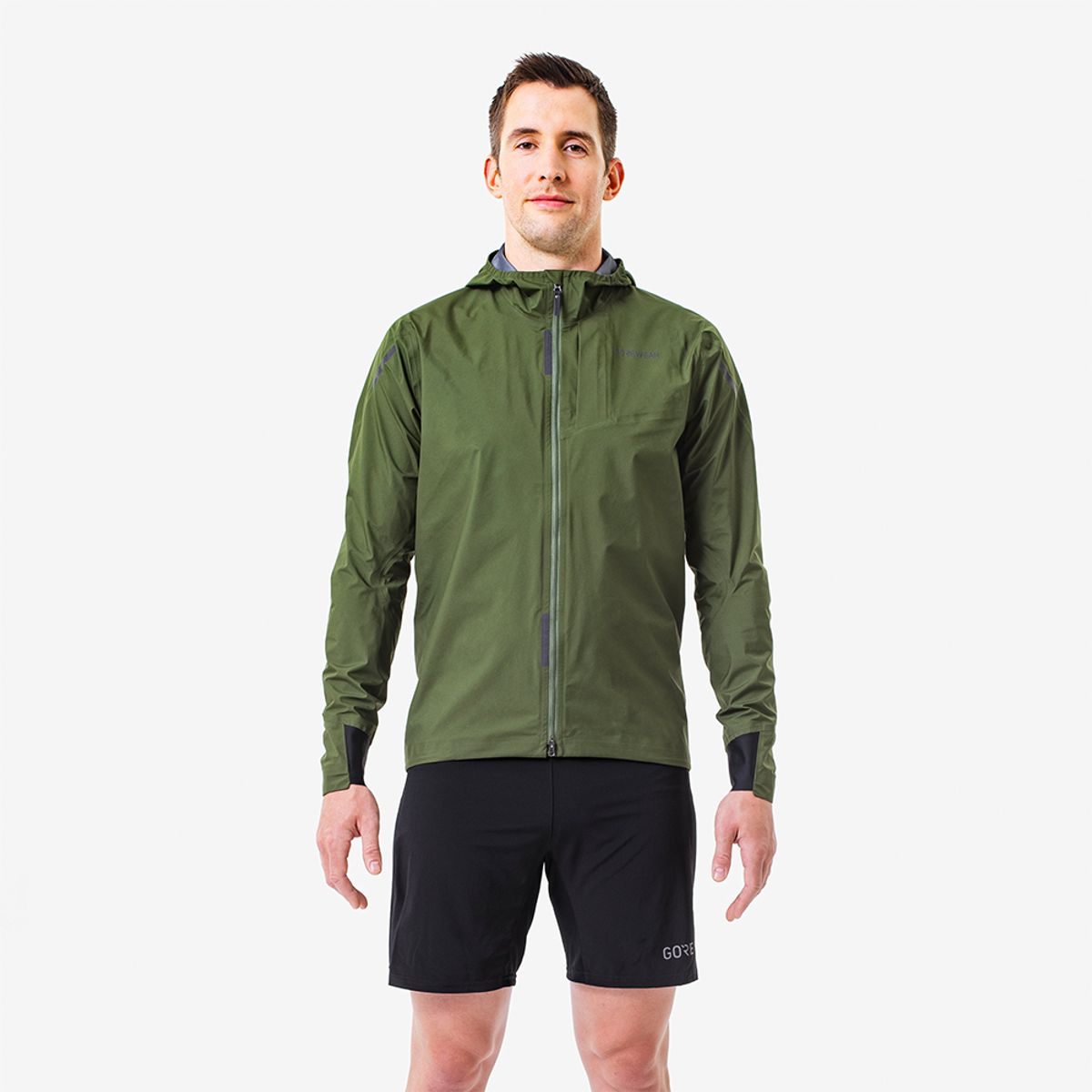 고어웨어(GOREWEAR) Gore-TEX 고어텍스 컨커브 자켓 - 유틸리티 그린 (남성용)