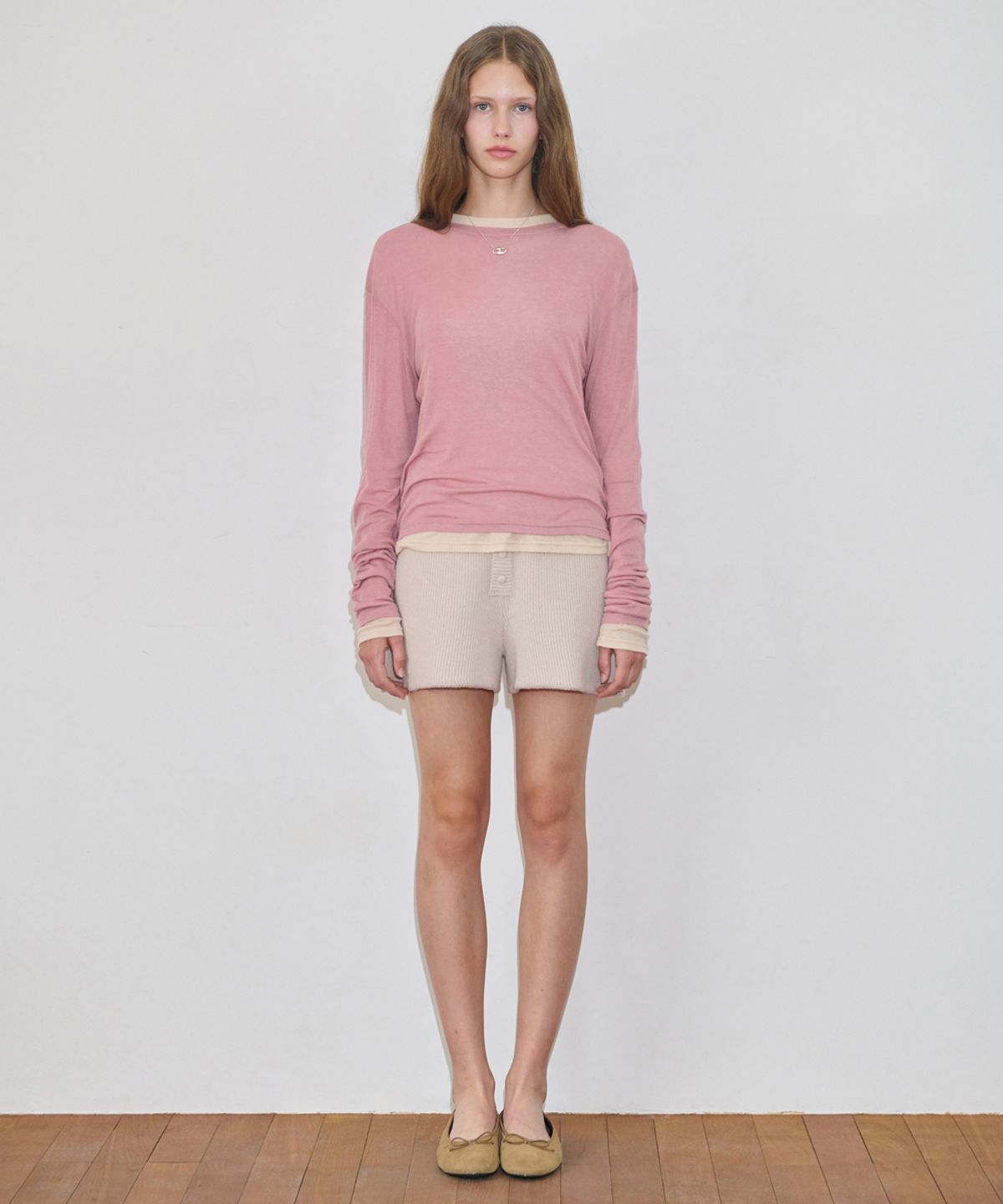 시눈(SINOON) Basic Long Sleeve (Rose Pink)