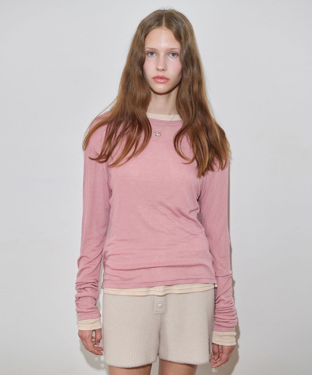 시눈(SINOON) Basic Long Sleeve (Rose Pink)