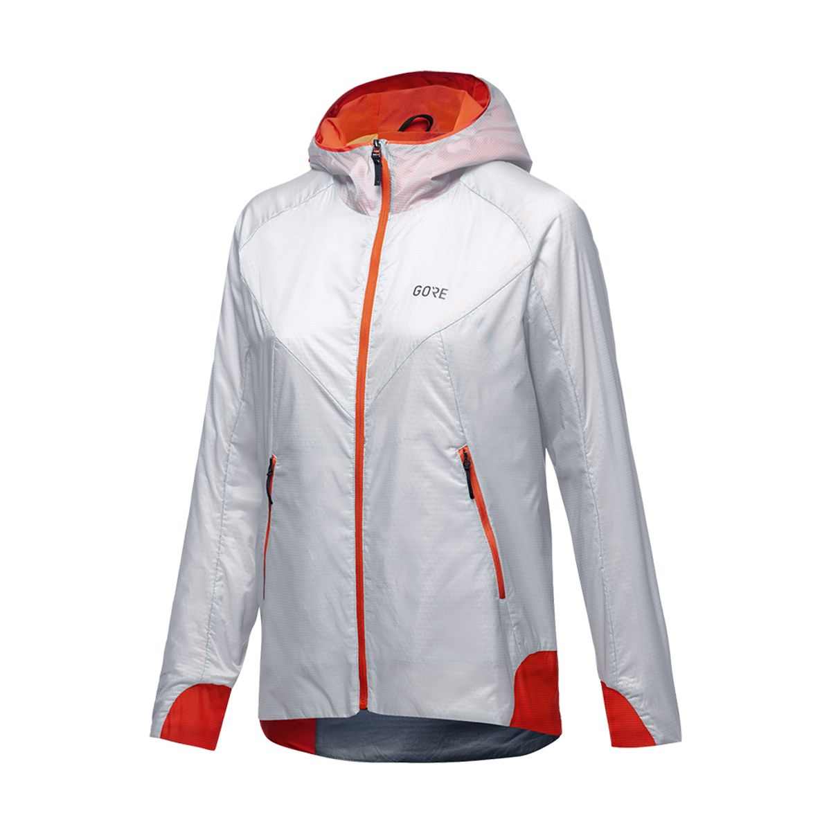 고어웨어(GOREWEAR) R5 윈드스토퍼 인슐레이티드 후드 자켓 우먼 - 화이트 파이어볼 (여성용)