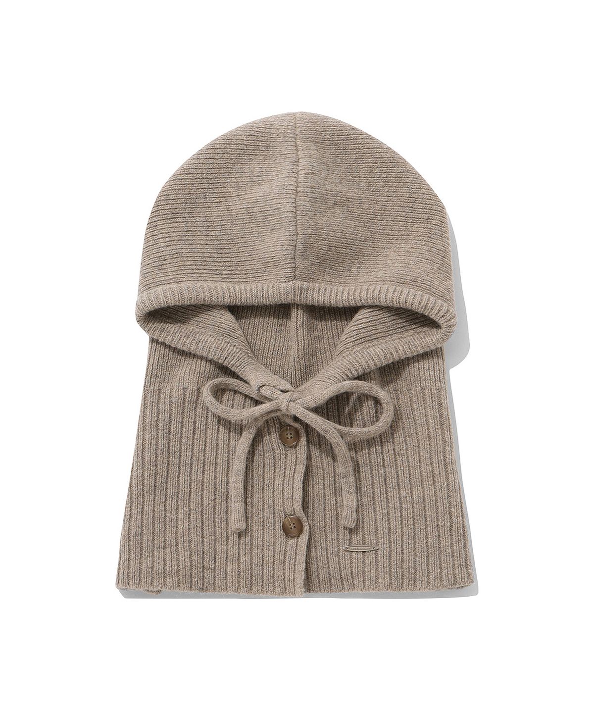 커버낫 우먼(COVERNAT WOMAN) 클로버하트 바라클라바 Beige