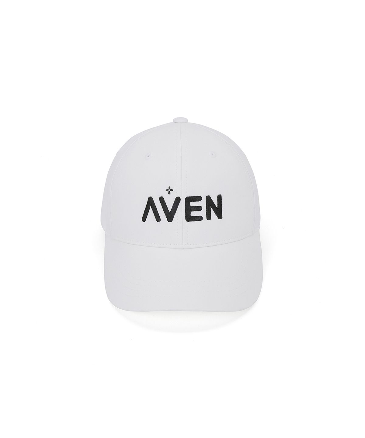 에이븐(AVEN) 볼드레터 로고 자수 볼캡 화이트