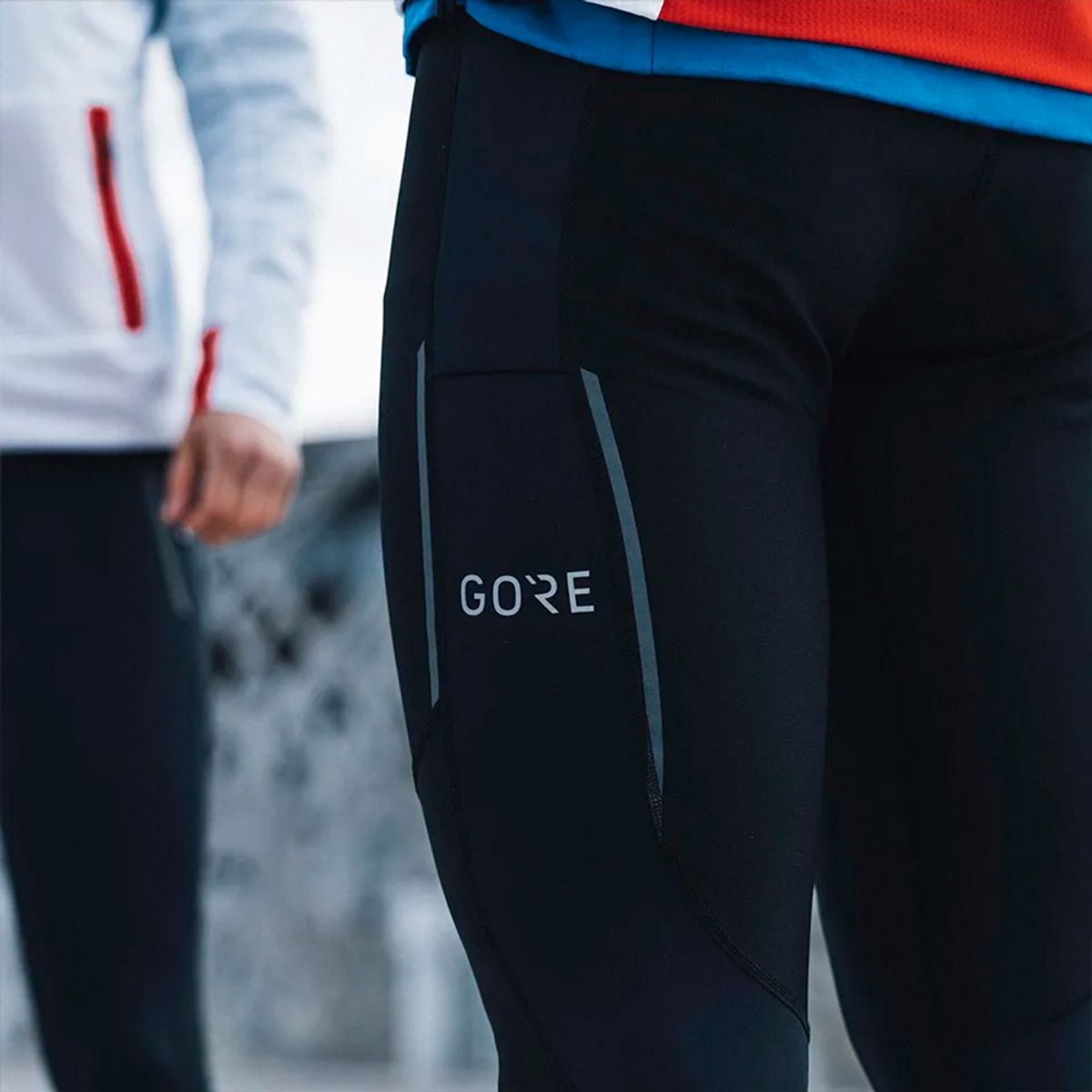고어웨어(GOREWEAR) R5 윈드스토퍼 타이즈 - 블랙 (남성용) 9부 방풍