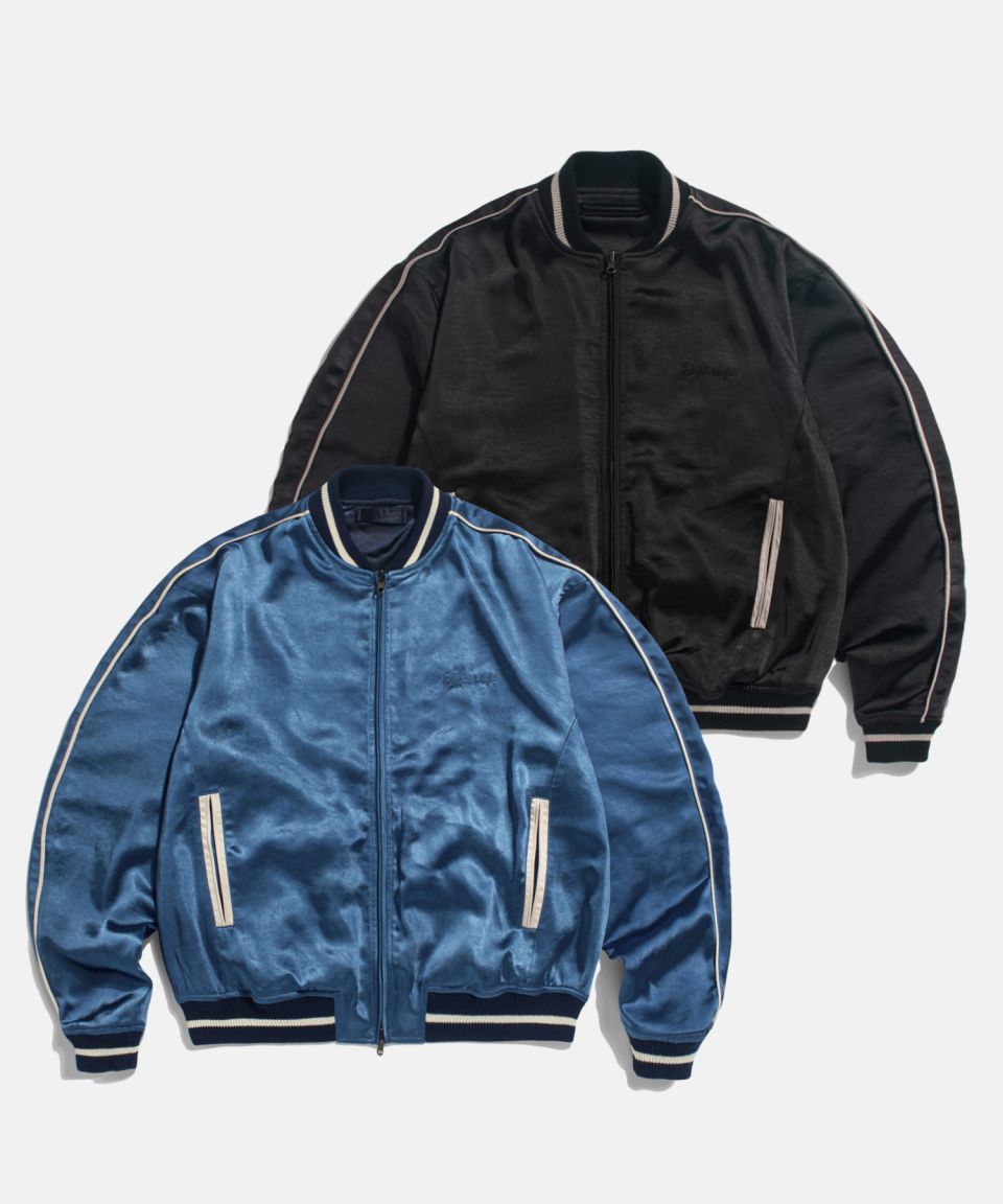 MUSINSA公式 | ESPIONAGE Reversible Souvenir Jacket Black