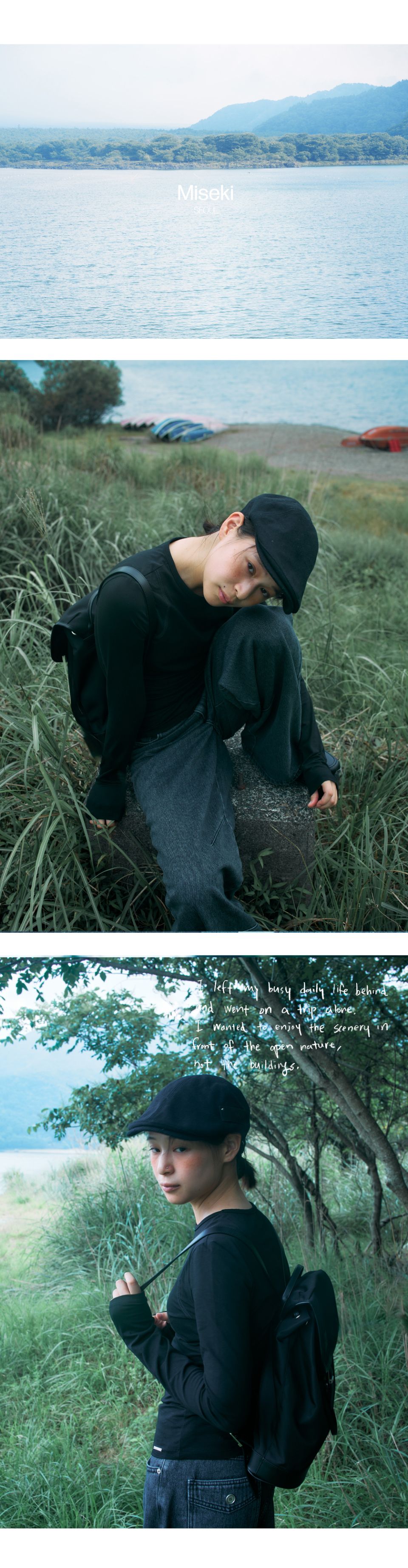 MUSINSA公式 | MISEKI SEOUL Pocket denim wide pants BLACK