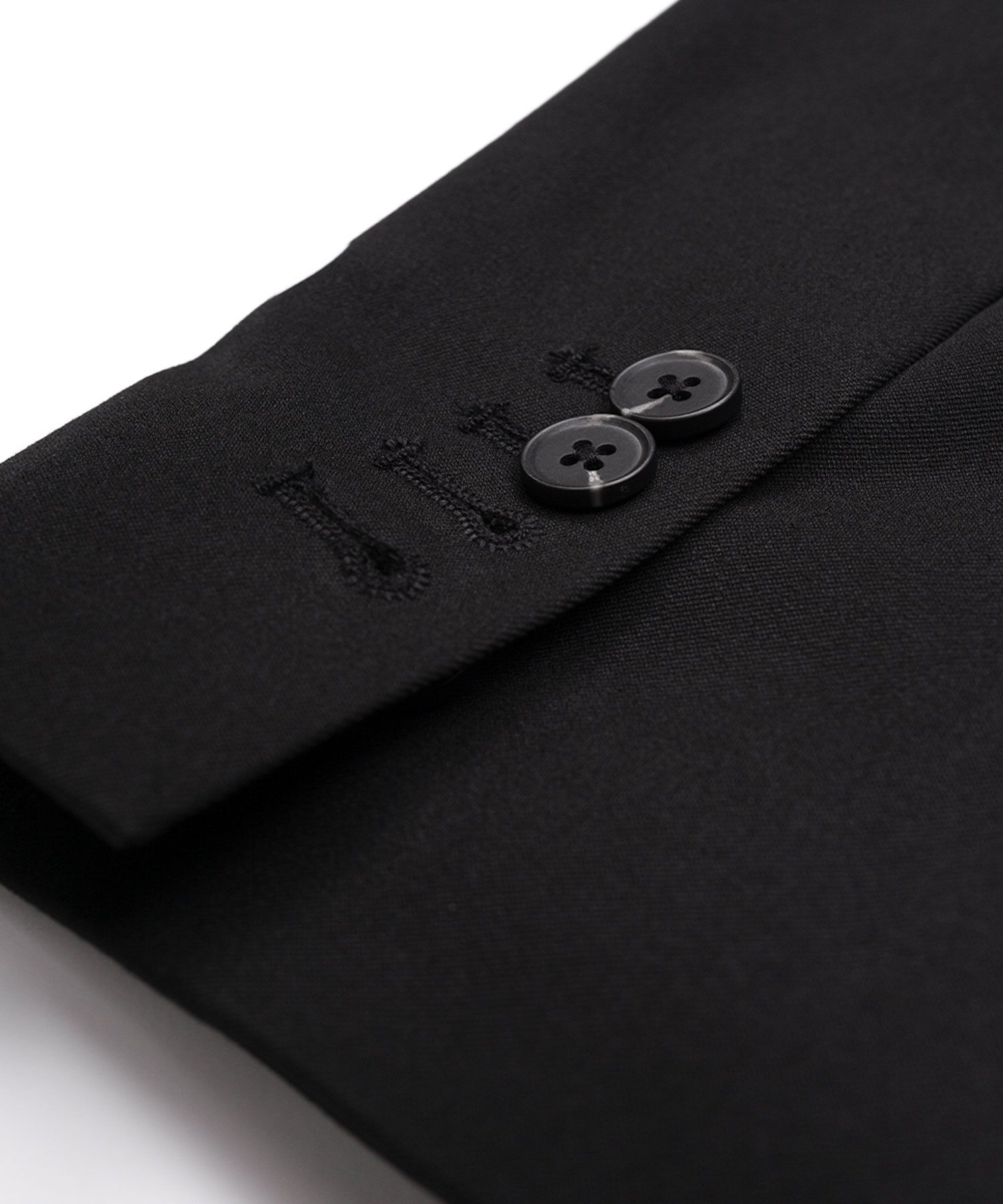 MUSINSA | BLACKBLOND Vivid Graffiti Logo Piercing Blazer (Black)