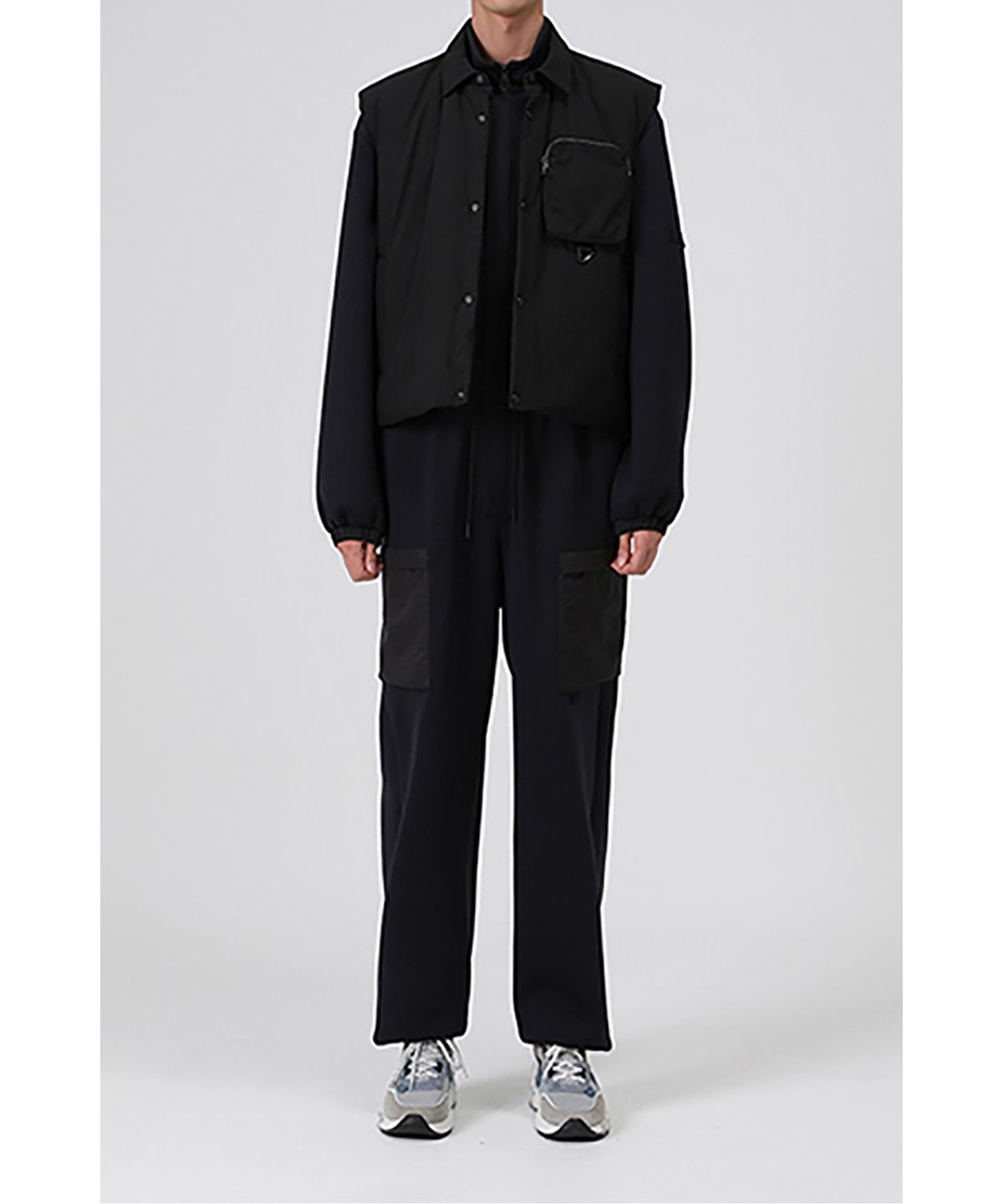 오프로드(OFFROAD) 아웃 포켓 카라 베스트_5JF1403
