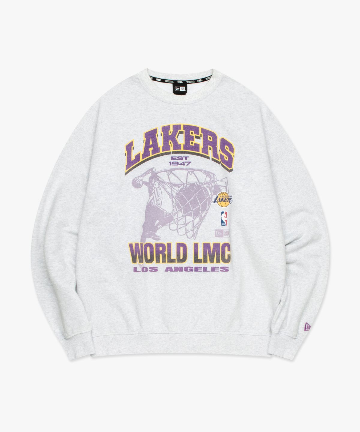 엘엠씨(LMC) LMC X NEWERA TEAM LOGO SWEATSHIRT heather gray