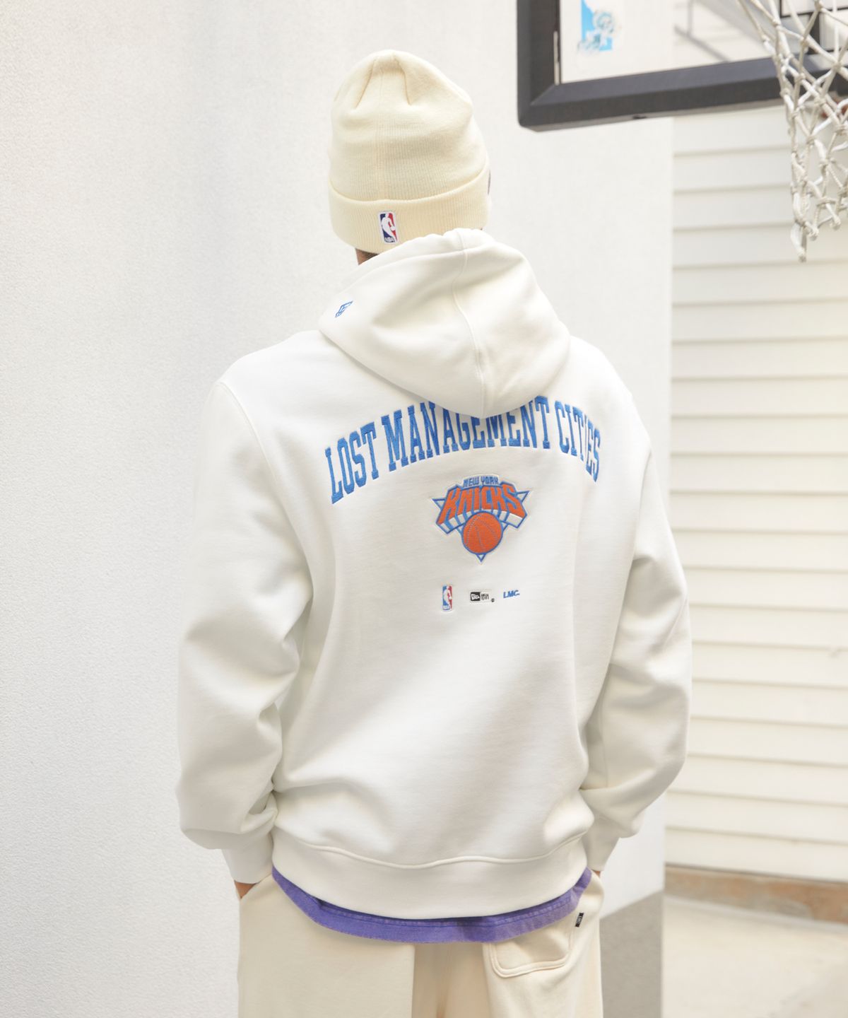 엘엠씨(LMC) LMC X NEWERA TEAM LOGO HOODIE ivory