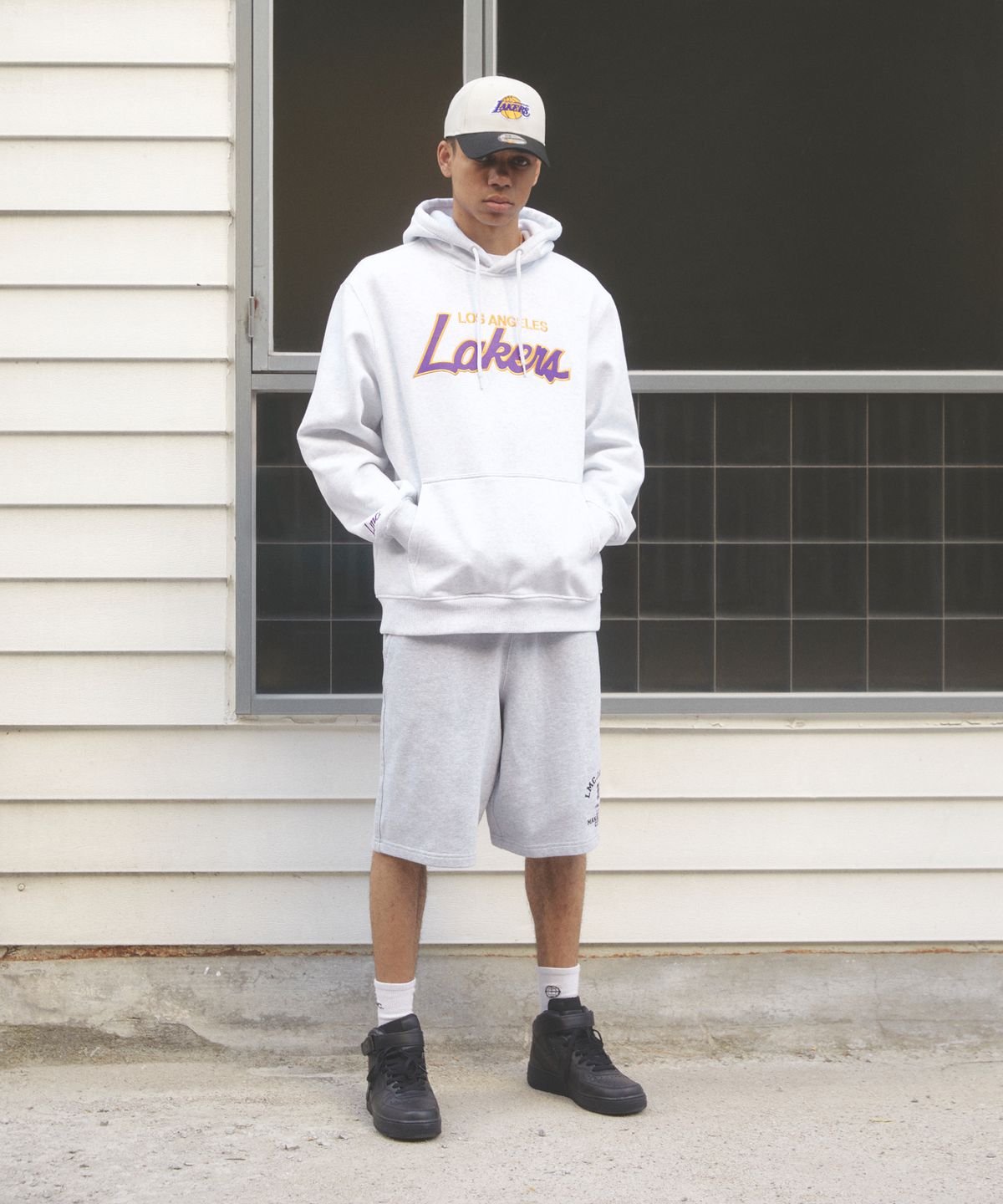 엘엠씨(LMC) LMC X NEWERA TEAM LOGO HOODIE heather gray