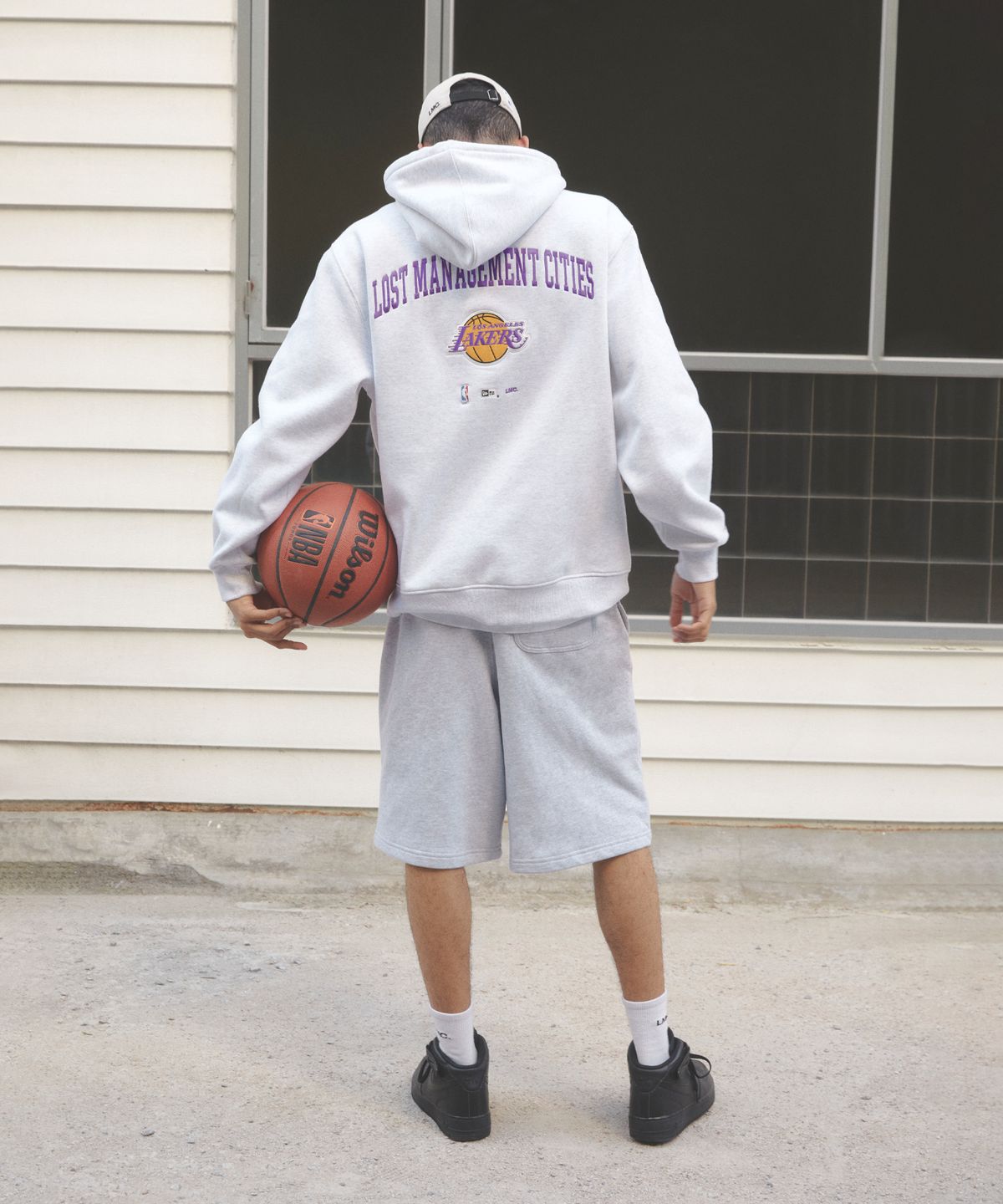 엘엠씨(LMC) LMC X NEWERA TEAM LOGO HOODIE heather gray