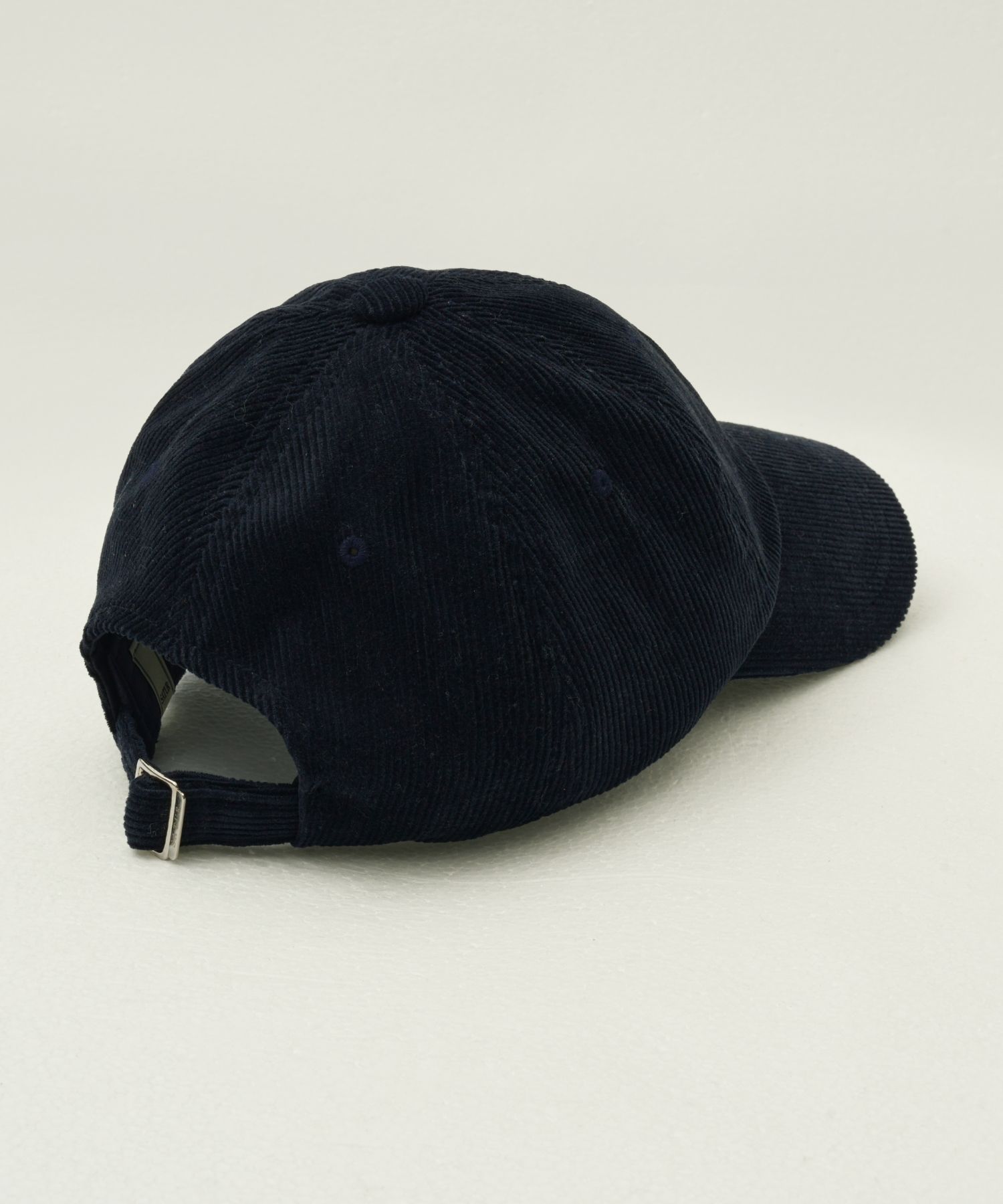 MUSINSA | SATUR Small S Logo Corduroy Ball Cap Navy