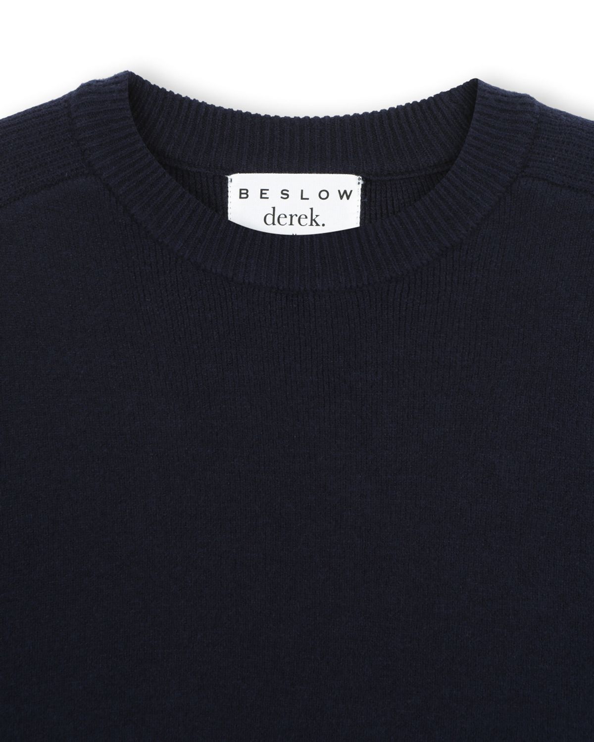 비슬로우(BESLOW) [비슬로우X데릭]OVERSIZED CREW NECK KNIT NAVY