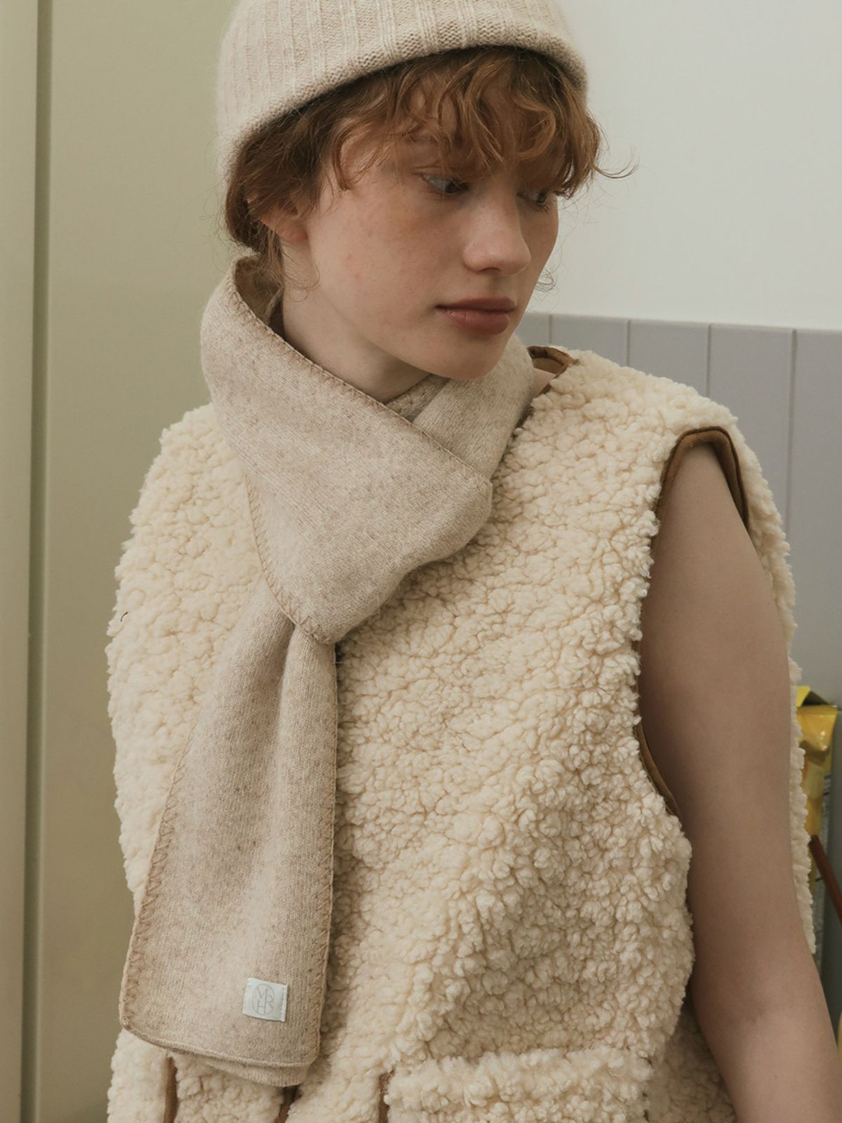 메르헨(MERCHEN) Day soft angora muffler_4color