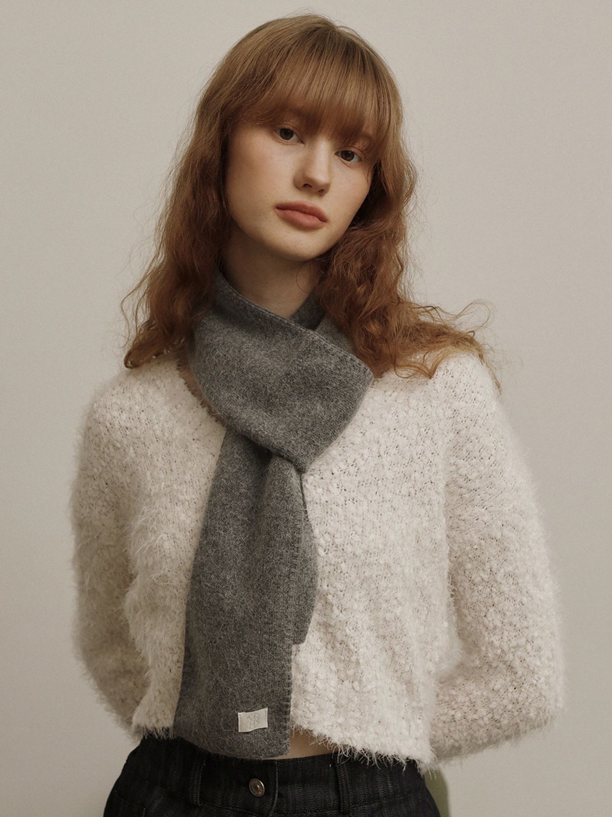 메르헨(MERCHEN) Day soft angora muffler_4color