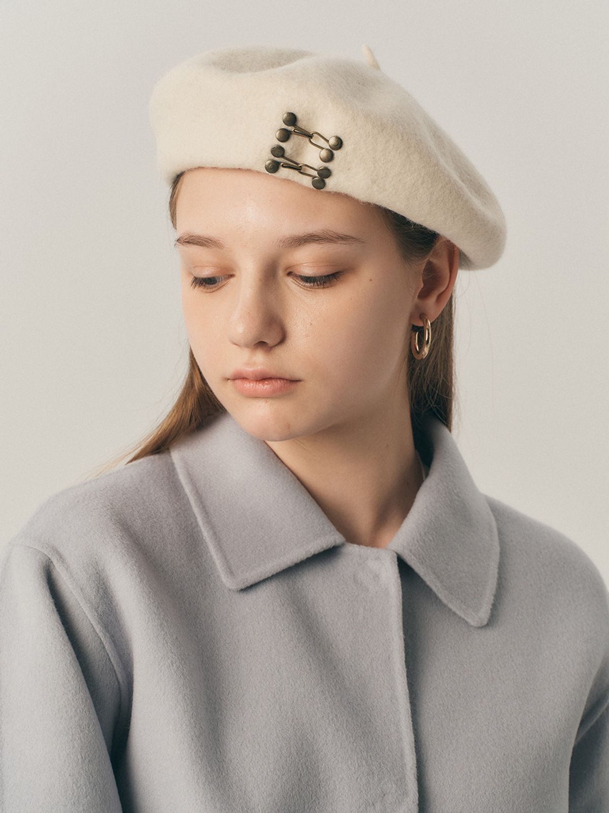 메르헨(MERCHEN) Vintage clip beret_5color