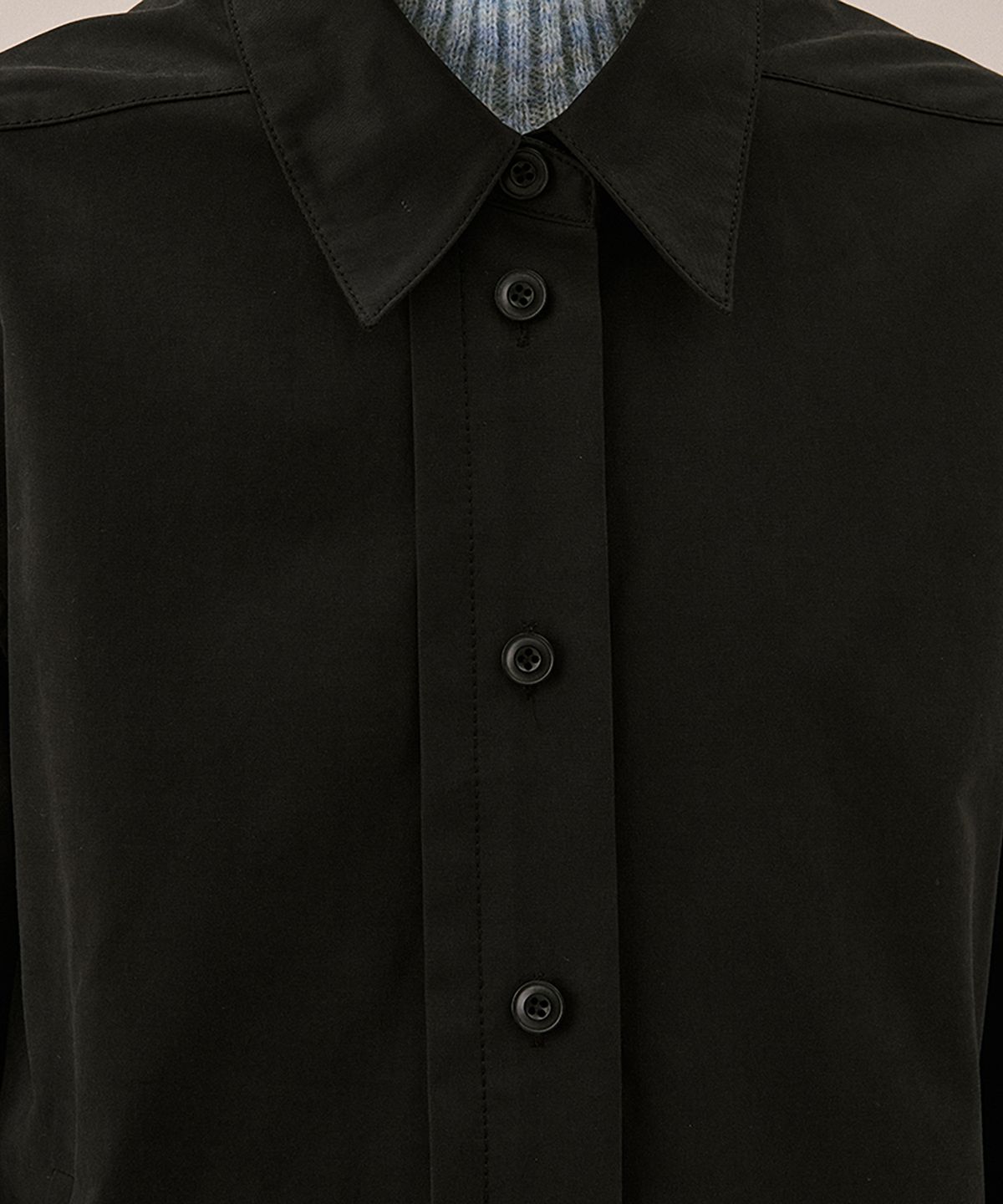 아위(AHWE) COTTON BLEND OVERSHIRT_CHARCOAL