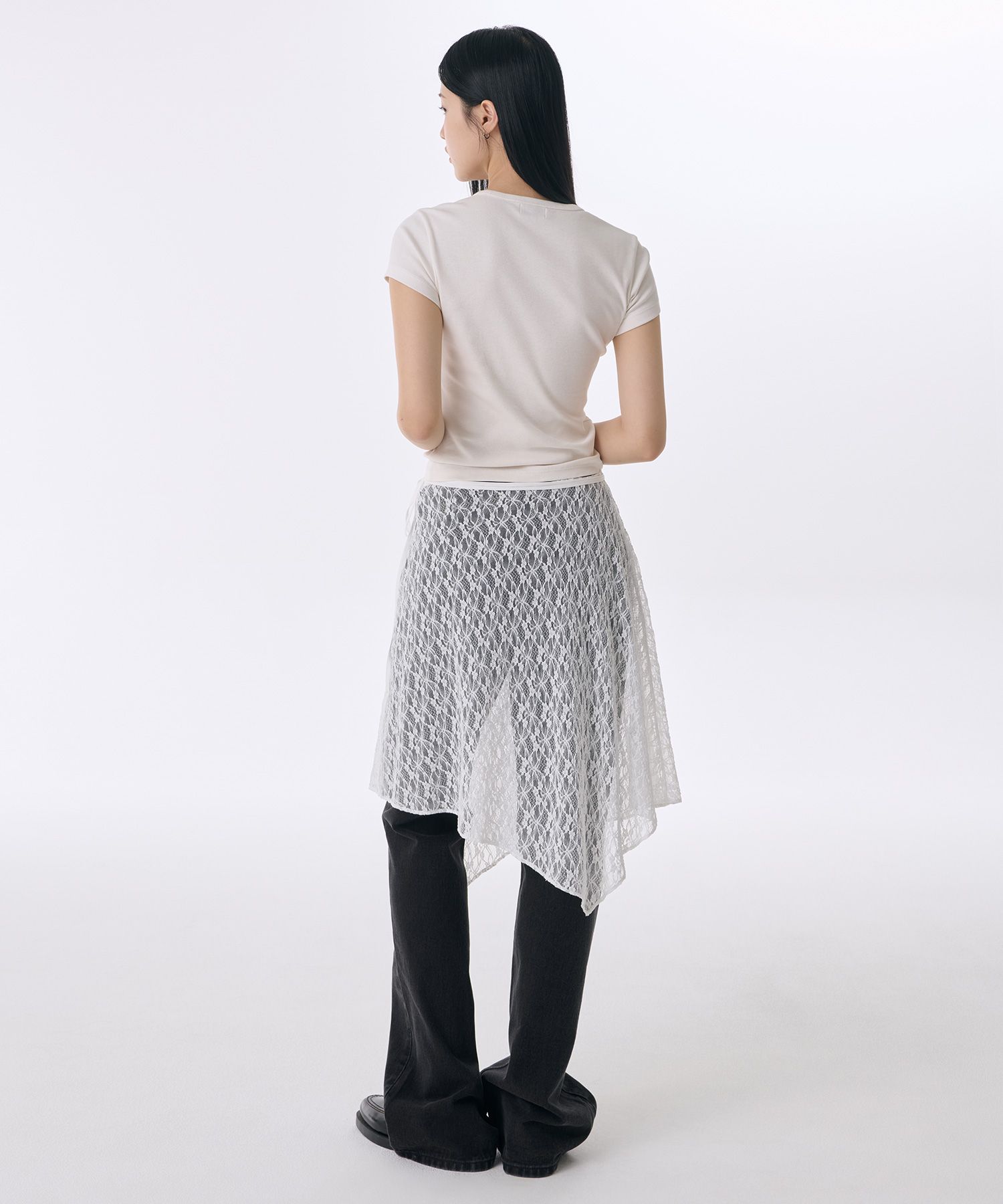 MUSINSA | MUSINSA STANDARD WOMAN Women's Lace Layered Wrap