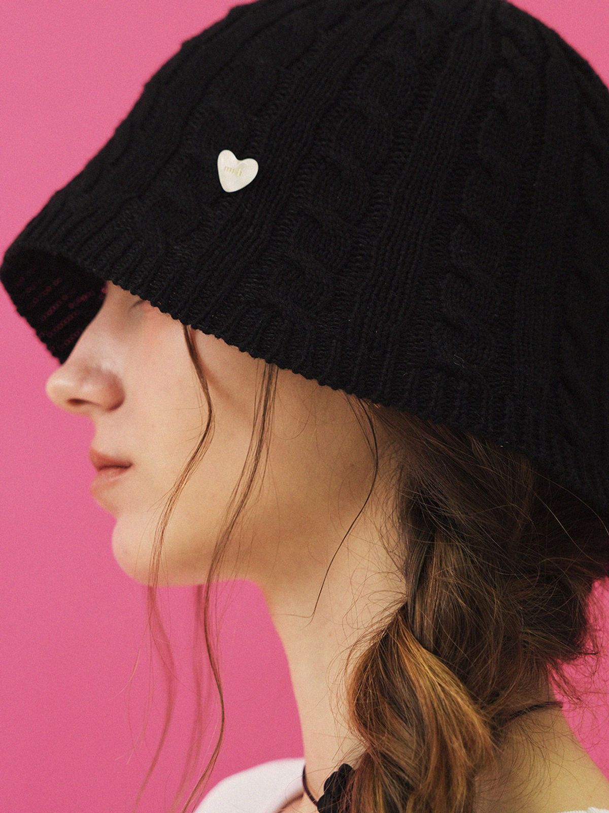 메르헨(MERCHEN) Casual cable bucket hat_5color
