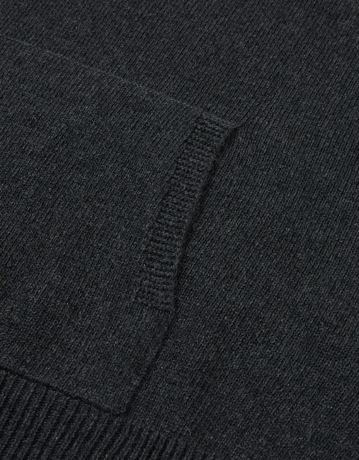 엠엠엘지(MMLG) [Mmlg] WAVY LOGO HOOD KNIT (GREY)