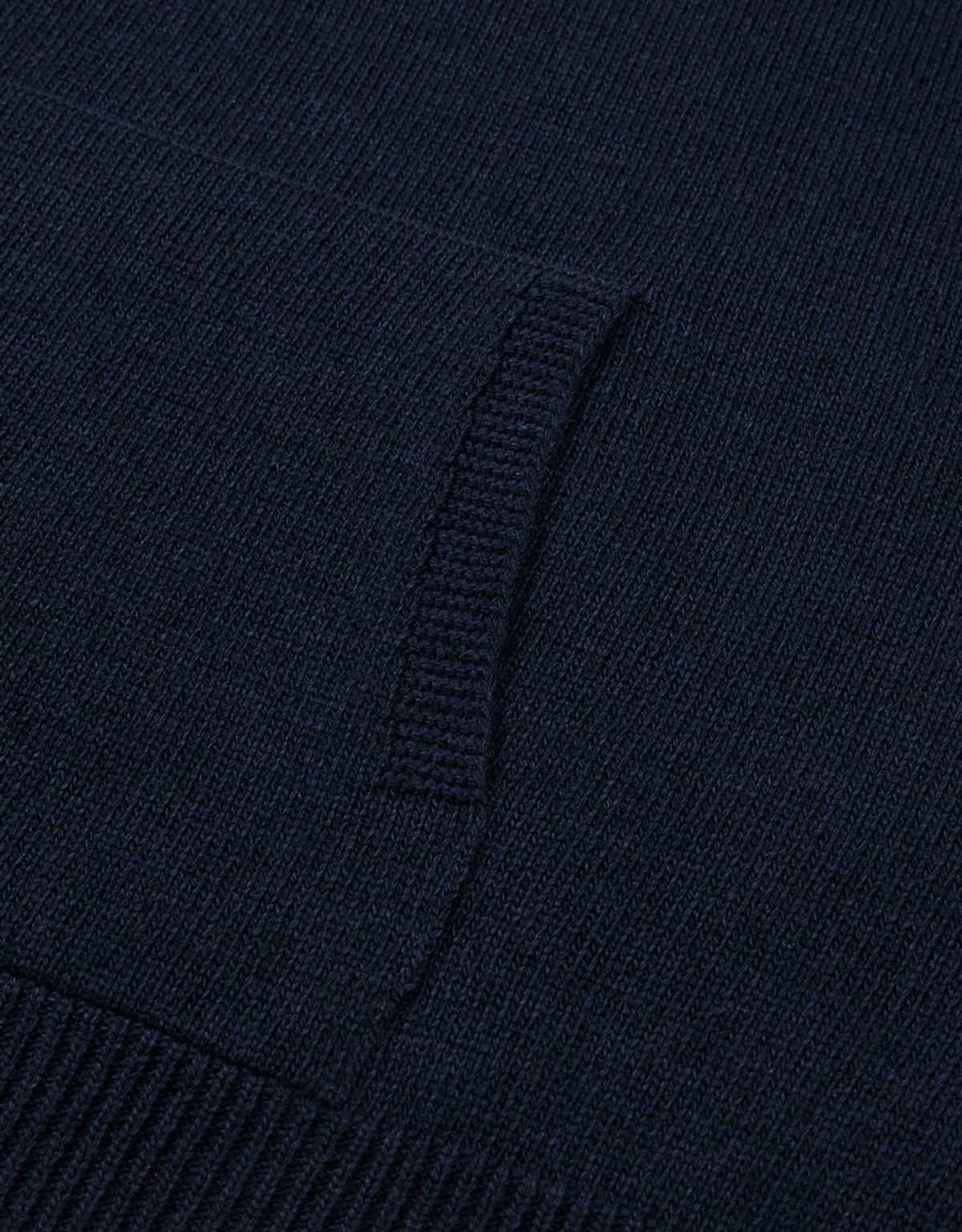 엠엠엘지(MMLG) [Mmlg] WAVY LOGO HOOD KNIT (NAVY)