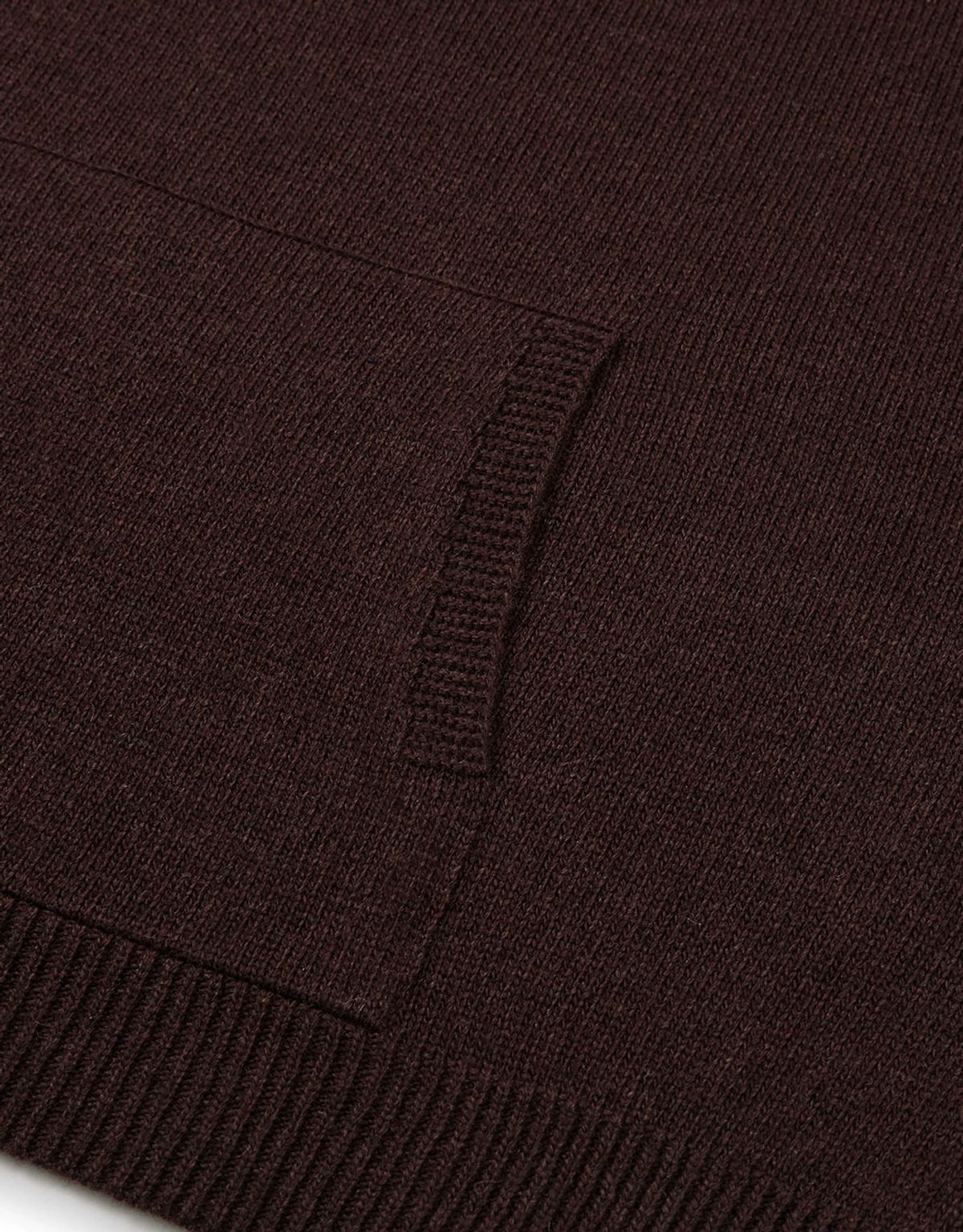 엠엠엘지(MMLG) [Mmlg] WAVY LOGO HOOD KNIT (BROWN)