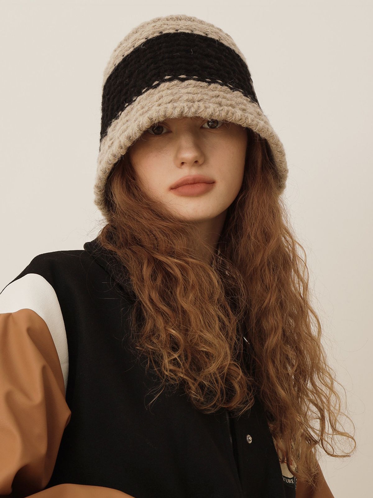 메르헨(MERCHEN) Ben combi bucket hat_4color