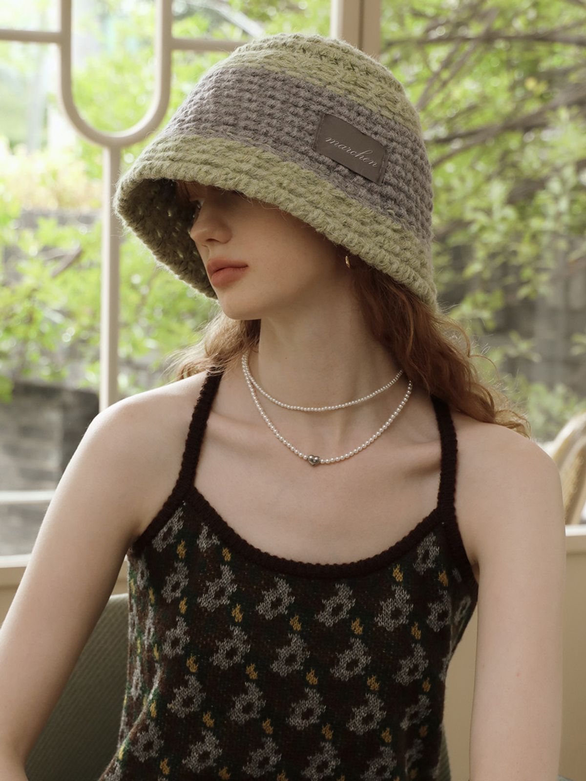 메르헨(MERCHEN) Ben combi bucket hat_4color