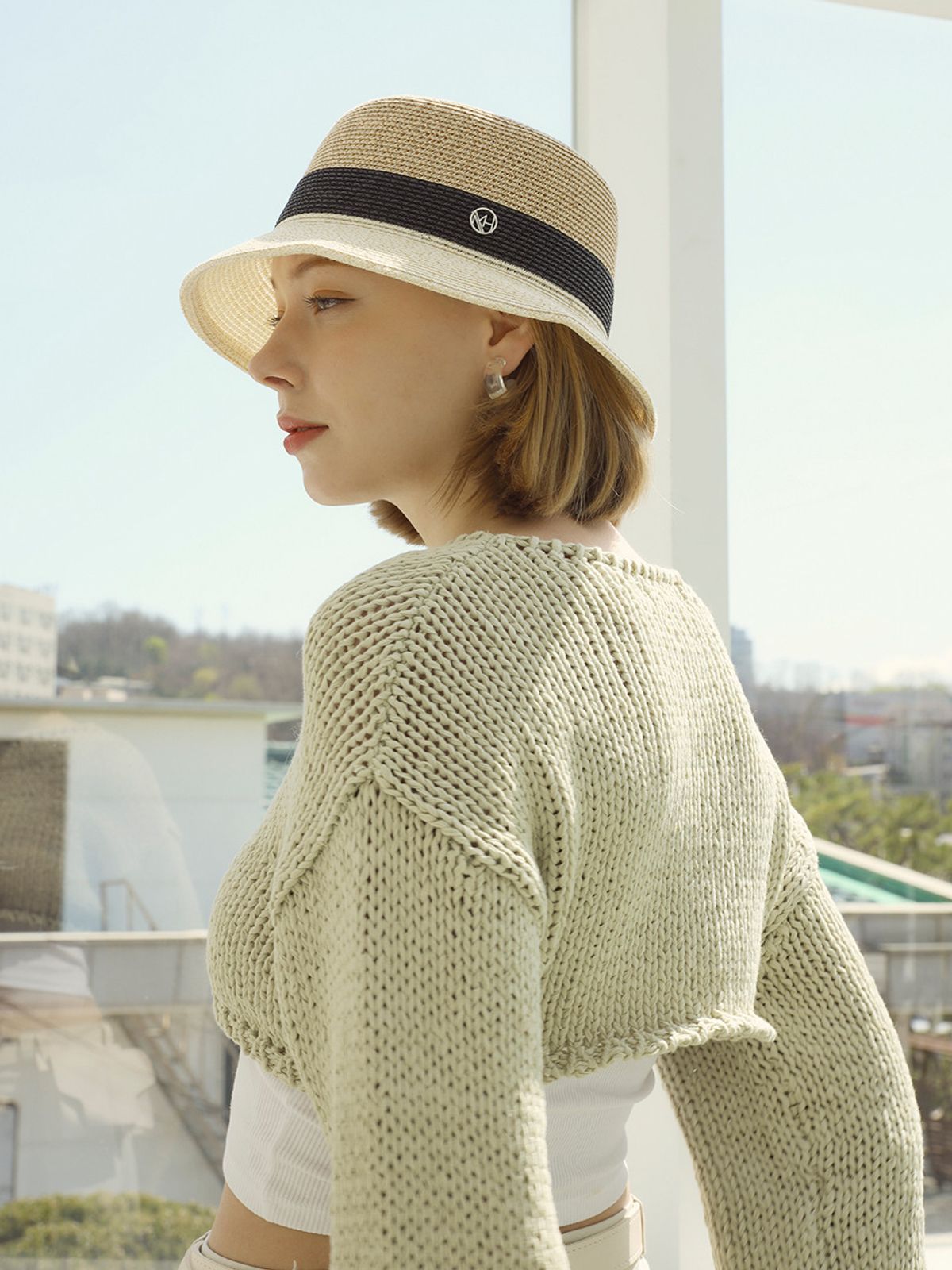 메르헨(MERCHEN) diann panama hat (3color)