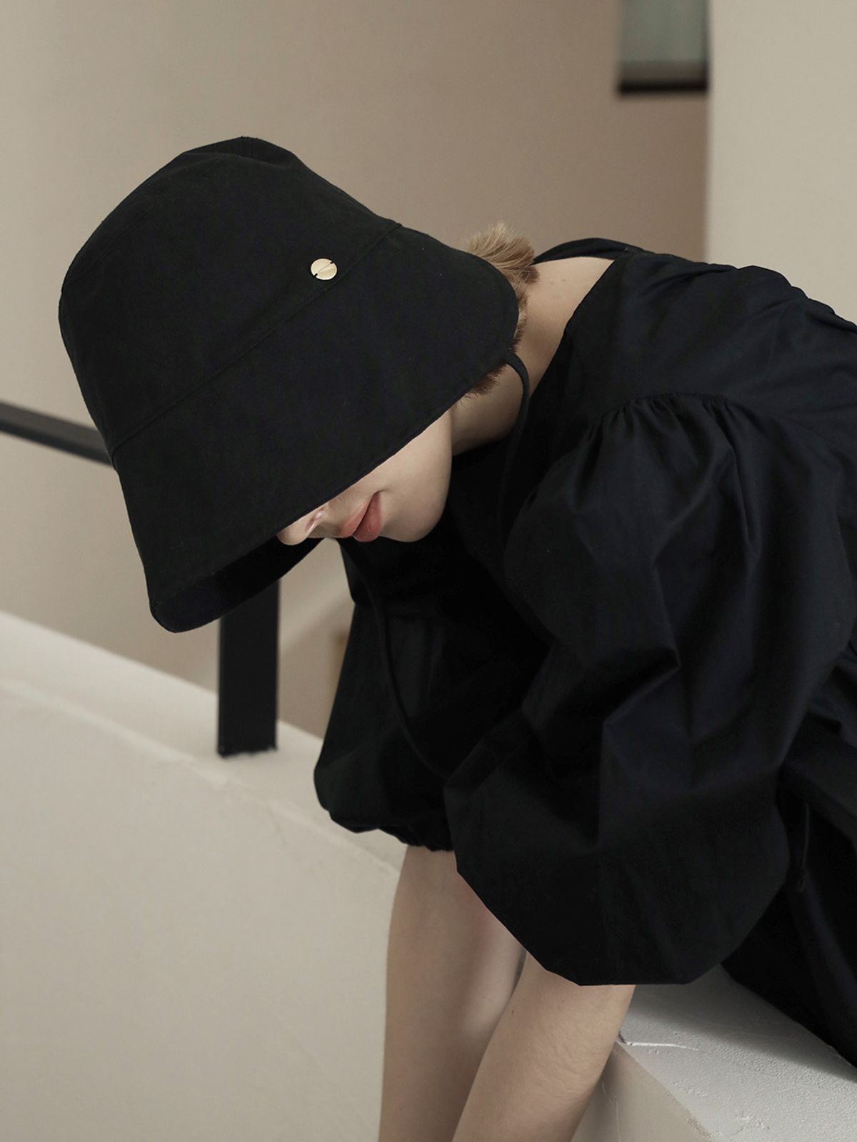 메르헨(MERCHEN) audrey bonnet hat (2color)